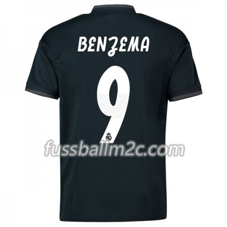 Fußballtrikots Real Madrid Benzema 9 Auswärts Trikotsatz 2018-2019